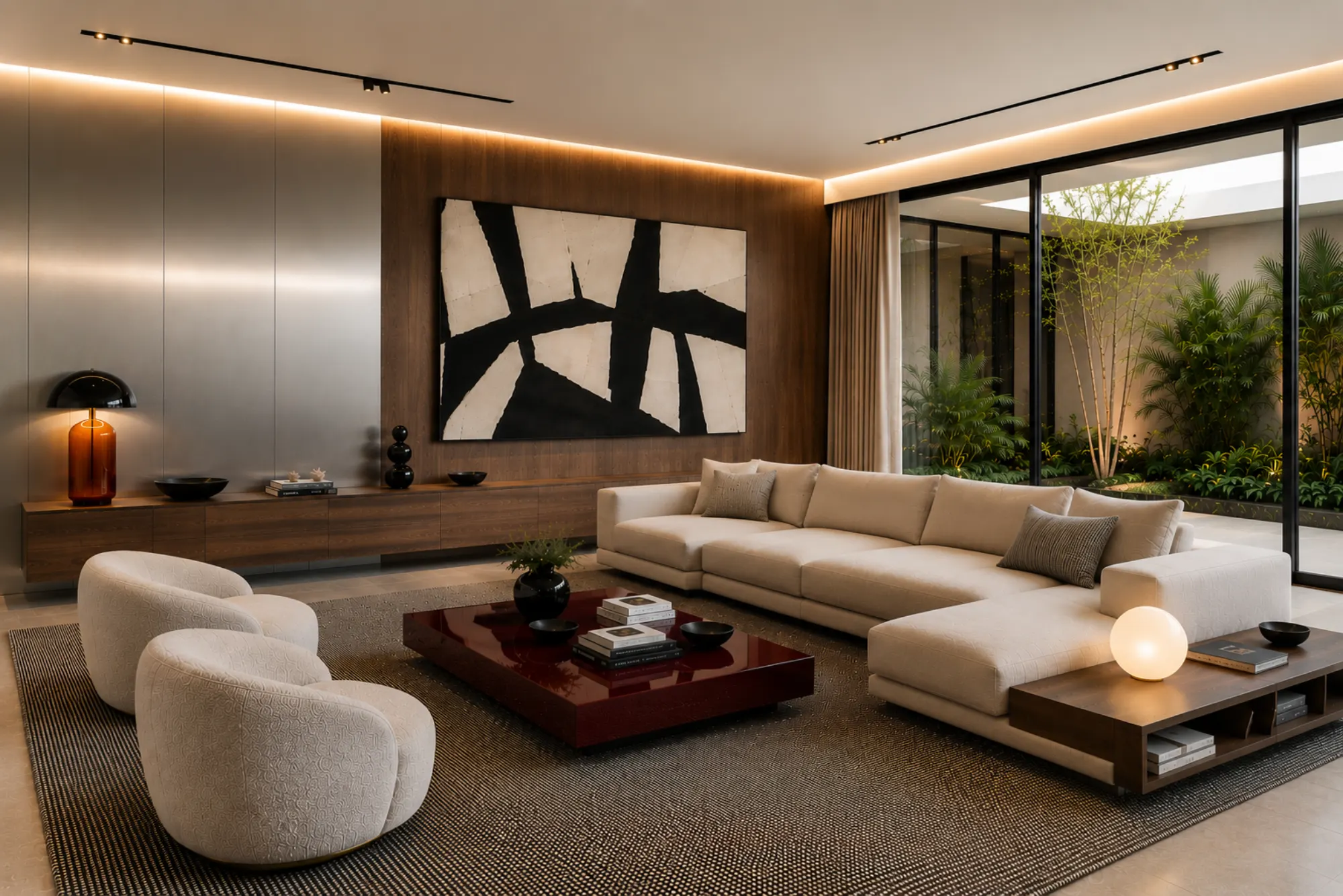 VSION Interior – modern nappali enteriőr
